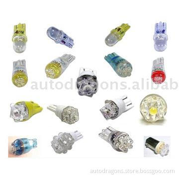 Automotive 194 LED bulbs (T10 wedge)
